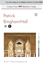 Mobile Screenshot of patrickbingham-hall.com